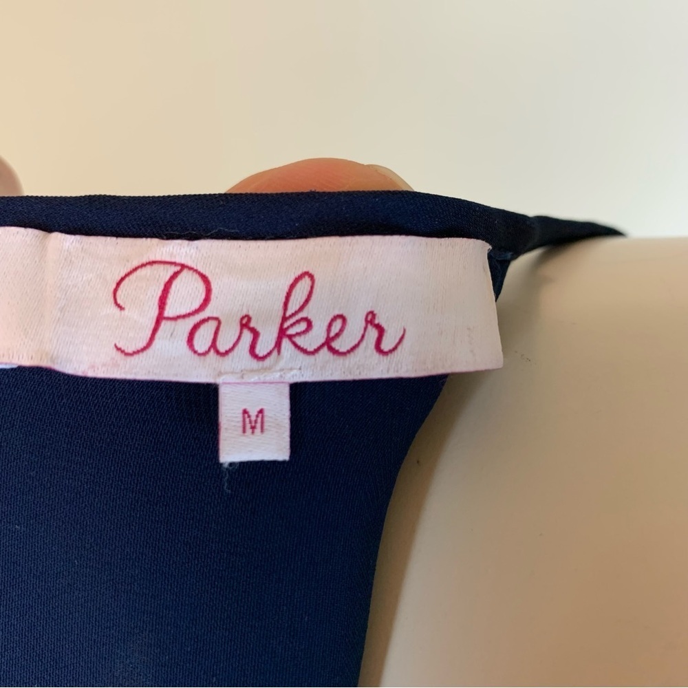 Parker Silk Blend Sleeveless Criss Cross Front Blouse - Picture 11 of 13